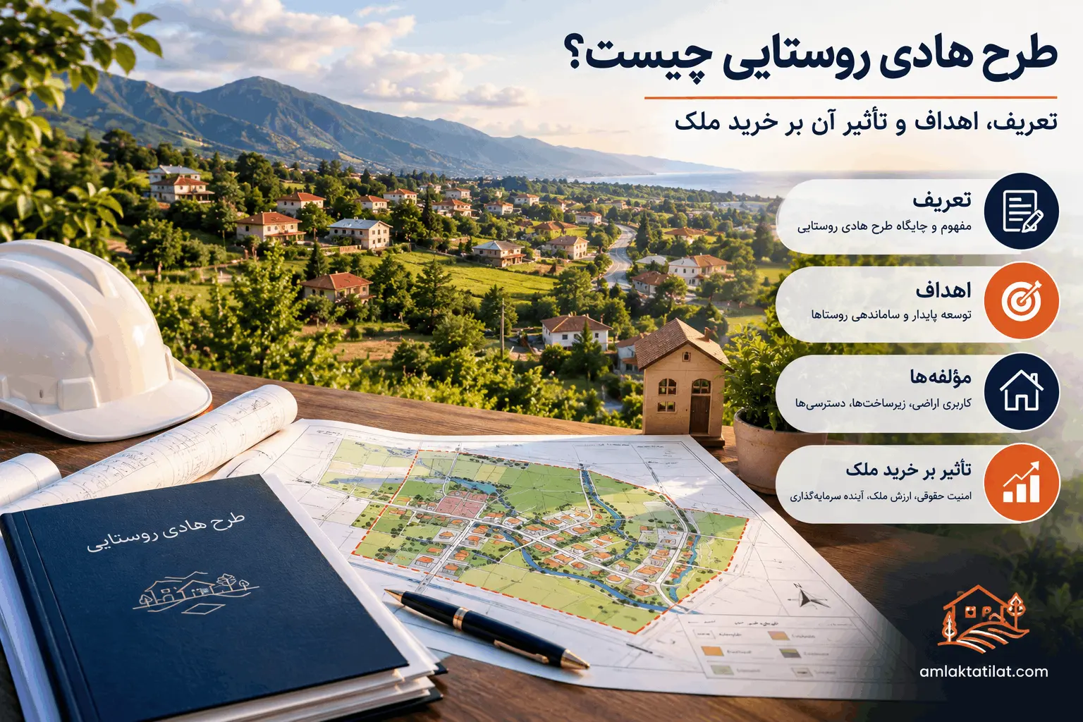 طرح هادی روستایی چیست؟ تعریف، اهداف و تأثیر آن بر خرید ملک